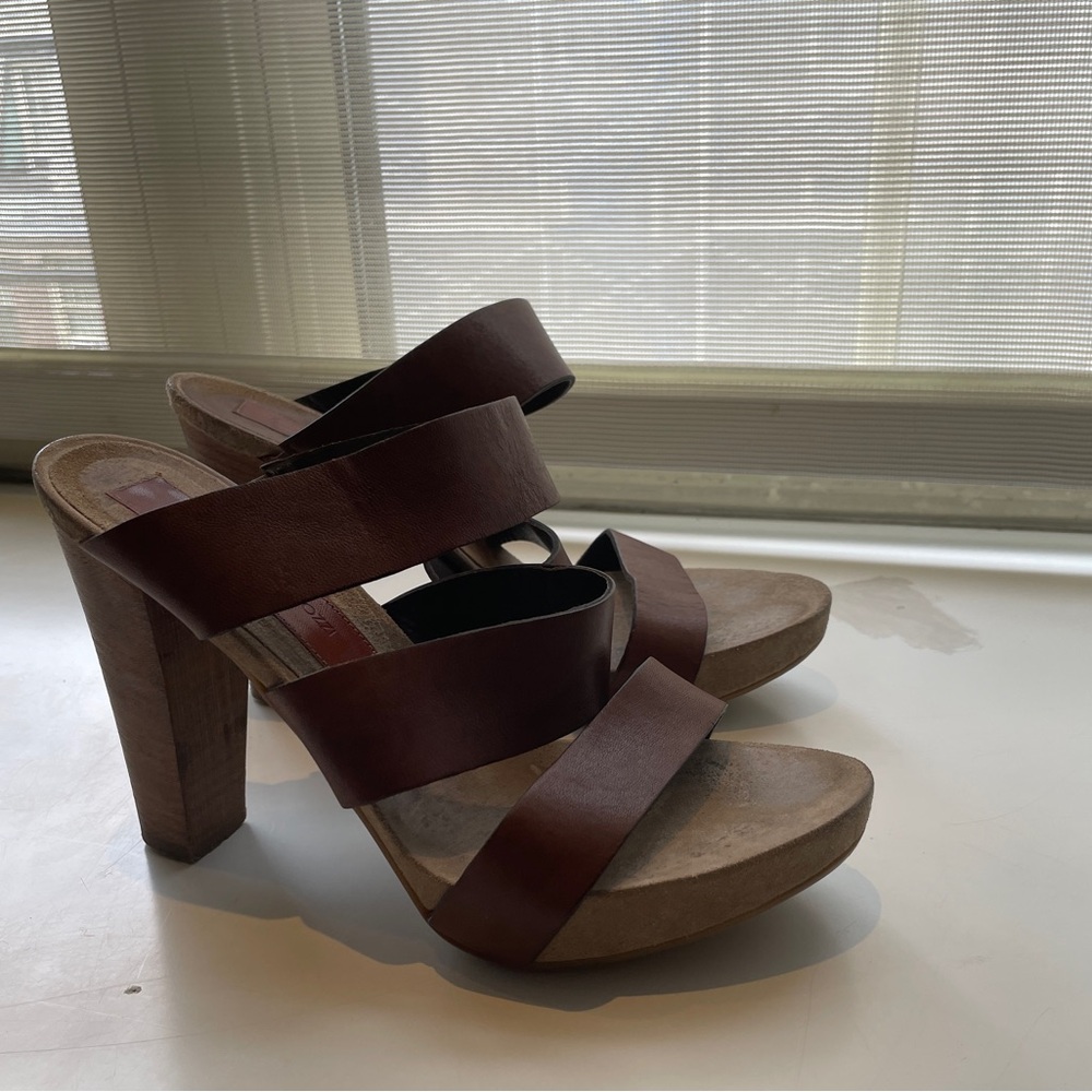 Alberto Gozzi Brown Strappy Women's Heels
